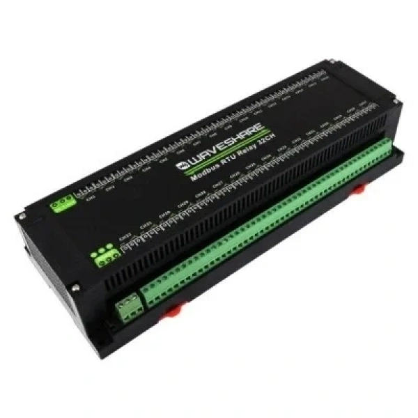 32 Kanallı Modbus RTU Ethernet Röle Modülü - RS485 Arayüzü