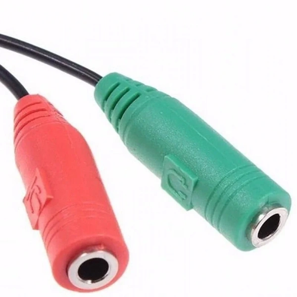 3.5mm Aux Kulaklık-Mikrofon Ayırıcı Kablo
