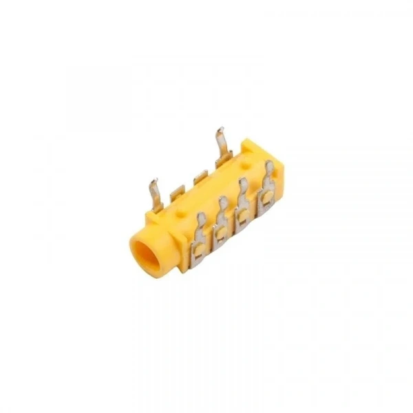 3.5mm Stereo 6-Pin Jack Dişi - Sarı