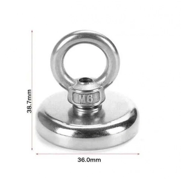 36mm Fishing Magnet - Neodyum Pot Mıknatıs