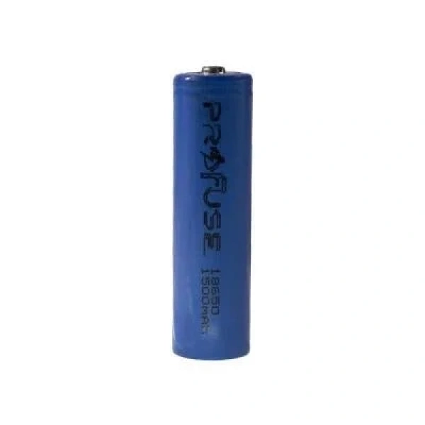 3.7V 1500mAh 18650 Li-ion Şarjlı Pil - Başlı