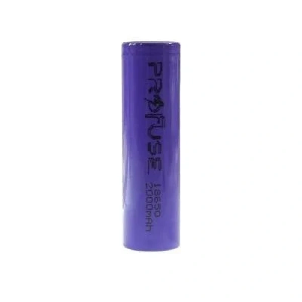 3.7V 2000mAh 18650 Li-ion Şarjlı Pil - Başsız