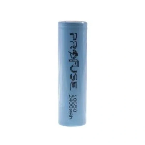 3.7V 2400mAh 18650 Li-ion Şarjlı Pil - Başsız