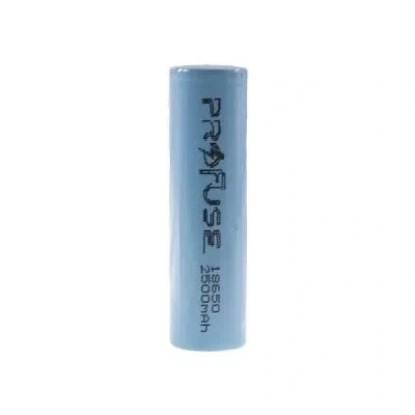 3.7V 2500mAh 18650 Li-ion Şarjlı Pil - Başsız