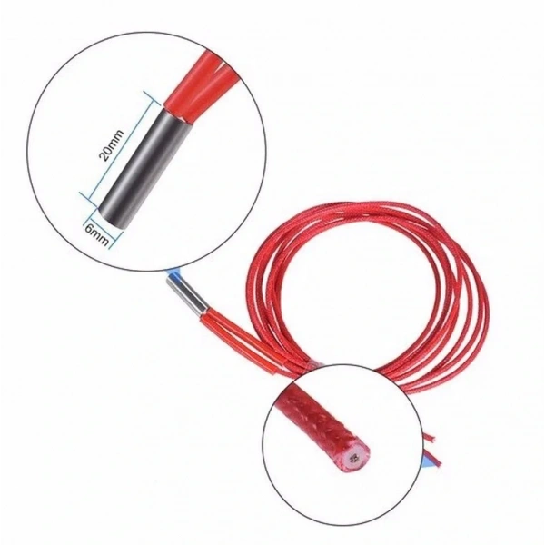 3D Yazıcı Extruder Isıtıcı Fişek 24V 40W