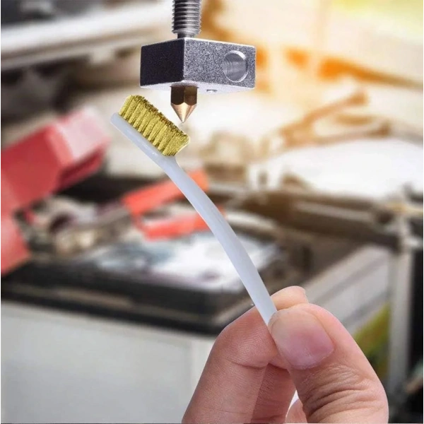 3D Yazıcı Nozzle Temizleme Fırçası Metal Tel Fırça
