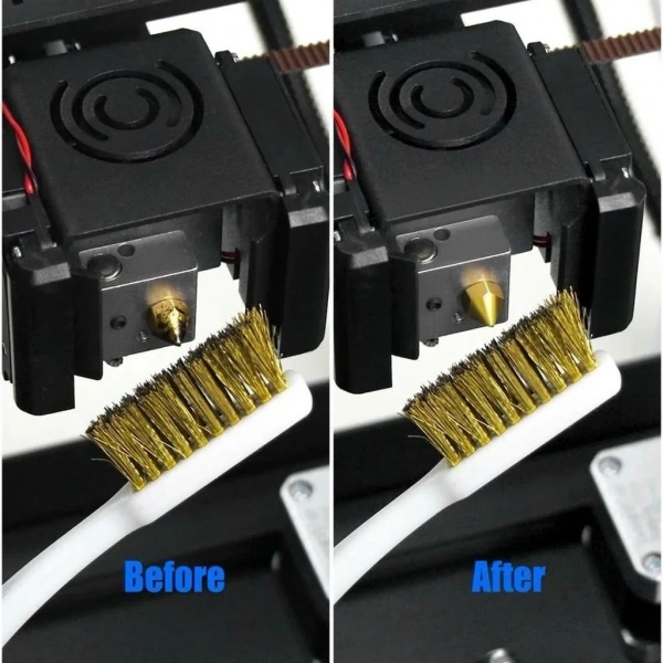 3D Yazıcı Nozzle Temizleme Fırçası Metal Tel Fırça