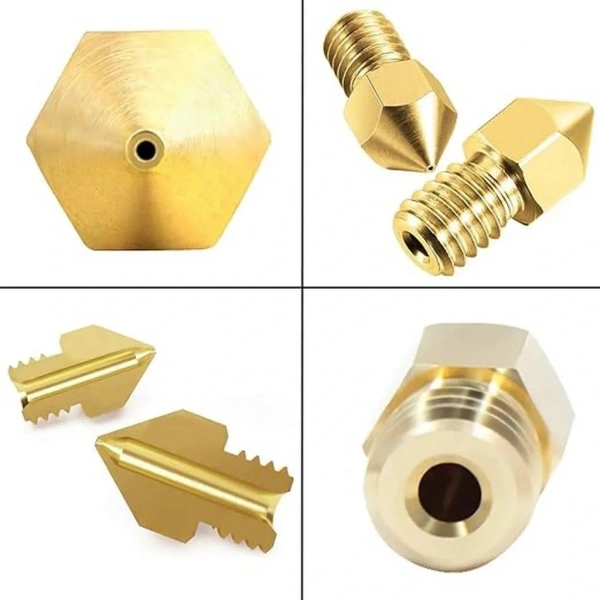 3D Yazıcı-Printer MK8 0.2mm Pirinç Nozzle