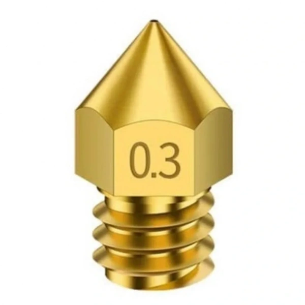 3D Yazıcı-Printer MK8 0.3mm Pirinç Nozzle