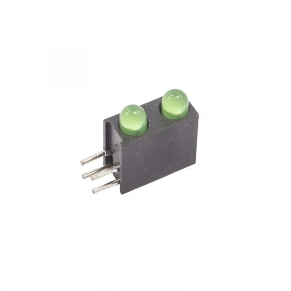 3mm 2li Yeşil Led - Led Yuvası Dahil