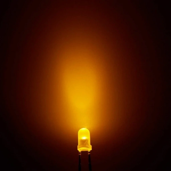 3mm Led Sarı Diyot Diffused 1 Adet
