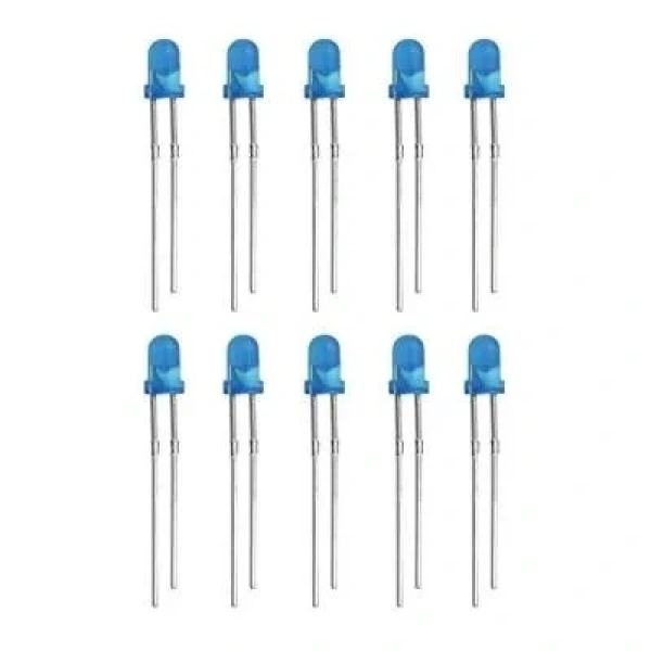 3mm Mavi Led Paketi - 10 Adet