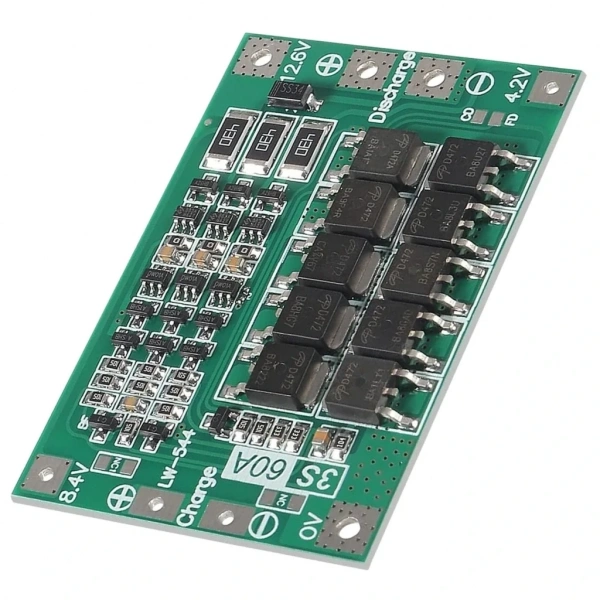 3S 60A BMS 12.6V 18650 Lityum Pil Şarj Koruma Devresi