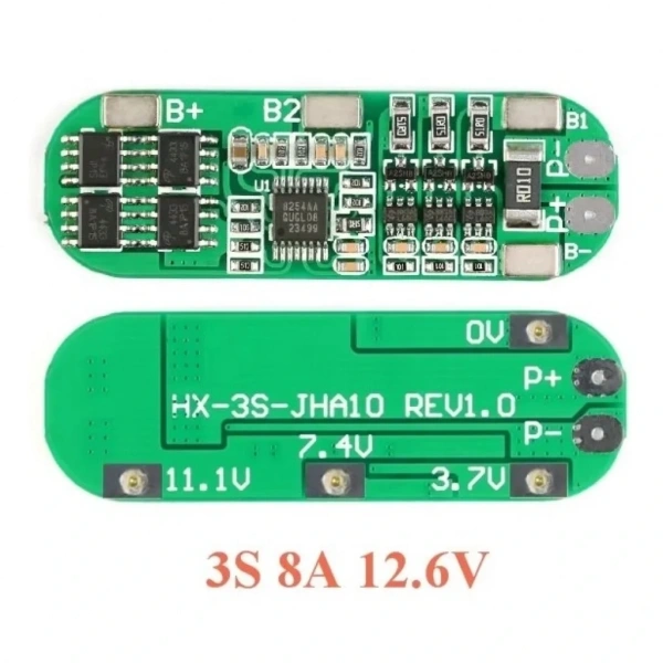 3S 8A BMS 12.6V 18650 Lityum Pil Şarj Koruma Devresi