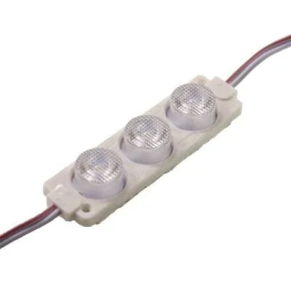 3W Mercekli Modül 3lü Led - Beyaz 12V