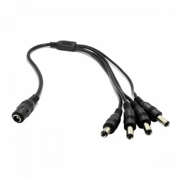 4 Başlı DC Adaptör Çoklayıcı Kablo