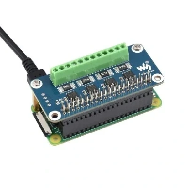 4 Kanallı Akım/Gerilim/Güç Monitör Raspberry Pi HAT