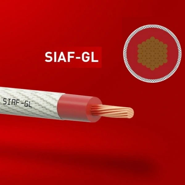 4 mm² SİAF-GL İplik Örgülü Kablo - 1 Metre