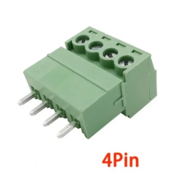 4 Pin 3.81mm Geçmeli 90C Takım Klemens