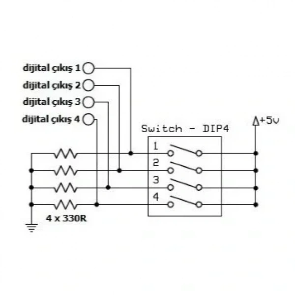 4 Pin Dip Switch