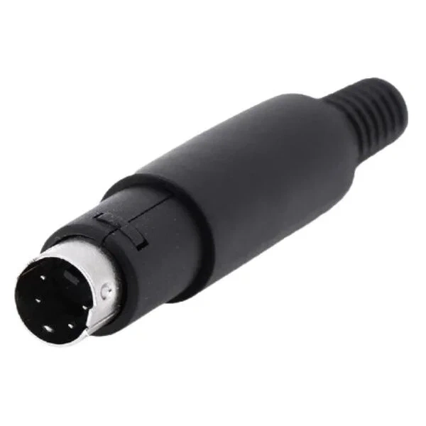 4 Pin Erkek Mini DIN Konnektör