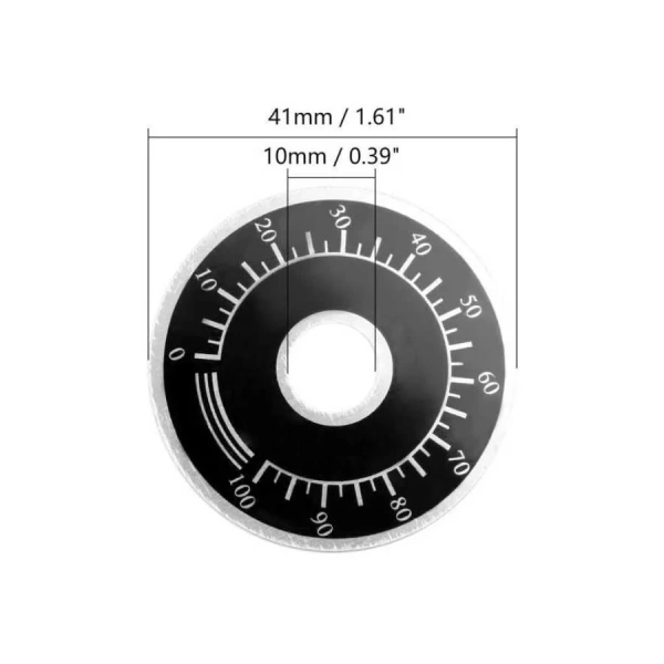 41mm Alüminyum Numaratör