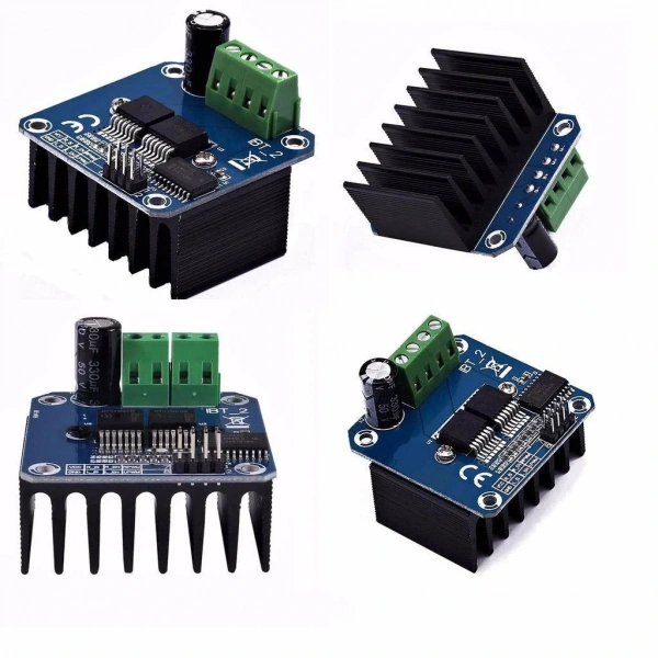 43A 5-27V Çift BTS7960B H-Köprü Yüksek Güç Motor Sürücü Modülü