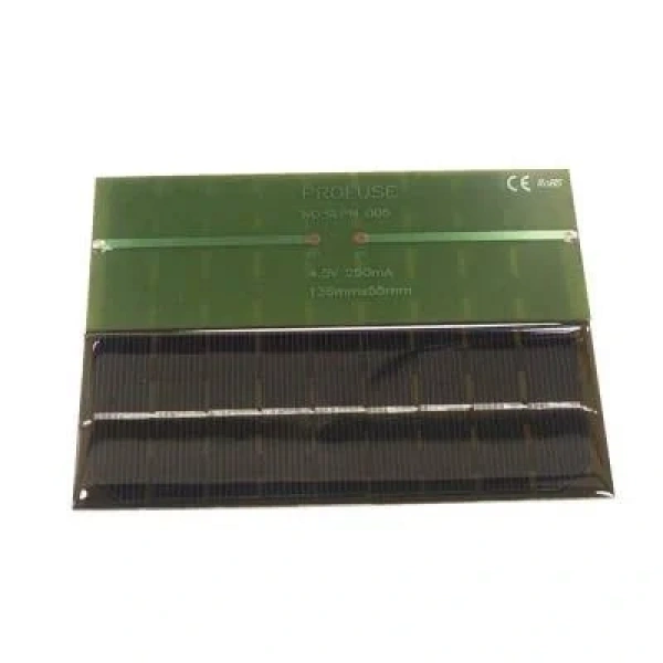 4.5V 250mA Solar Panel - Güneş Pili 136x55mm