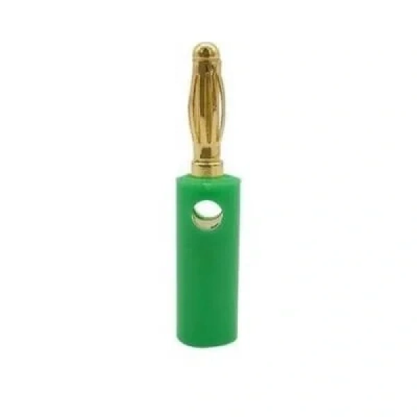 4mm Yeşil Erkek Banana Konnektör