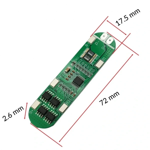 4S 12A BMS 14.8V 18650 Lityum Pil Şarj Koruma Devresi