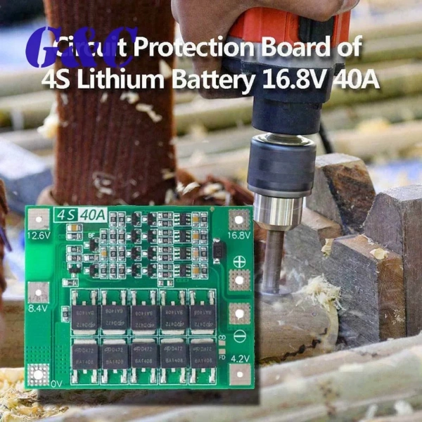 4S 40A BMS 18650 Pil Koruma Devresi Standart Versiyon