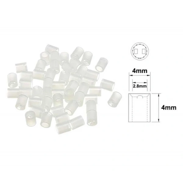 4x4mm Led Distans (Standoff) - Beyaz
