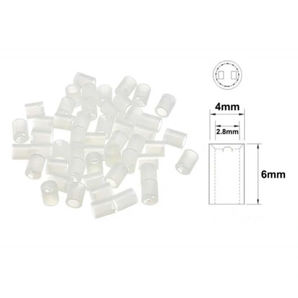 4x6mm Led Distans (Standoff) - Beyaz