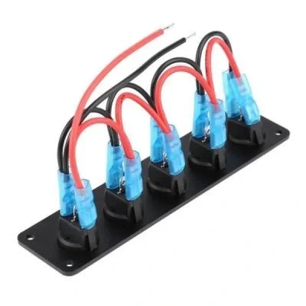5li ON-OFF Sarı Nokta Işıklı Anahtar Switch Panel 12V-24V