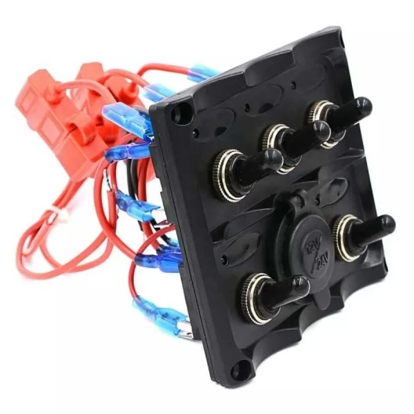 5li ON-OFF Toggle Switch Panel - Çakmaklık Çıkışlı