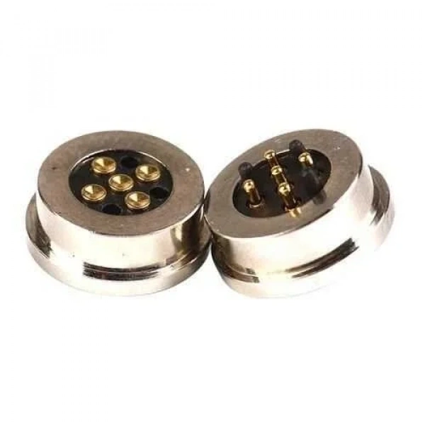 5-Pin 13.5mm Pogo Pin Manyetik Konnektör Takımı