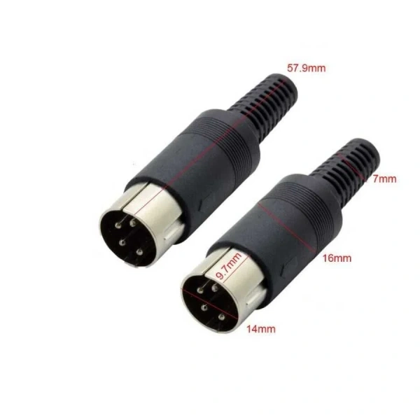 5 Pin Erkek DIN Konnektör