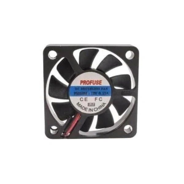 50x50x10mm 12V 0.15A Fan 2 Kablolu