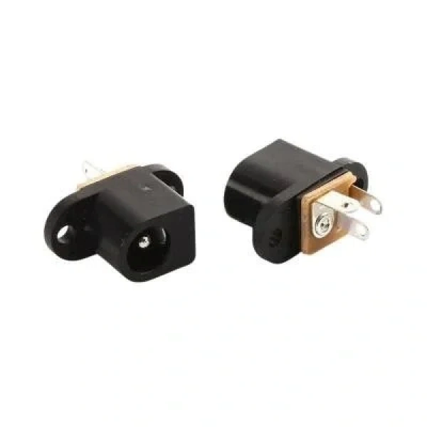 5.5x2.5mm DC Jack Şasesi - Jak Girişi