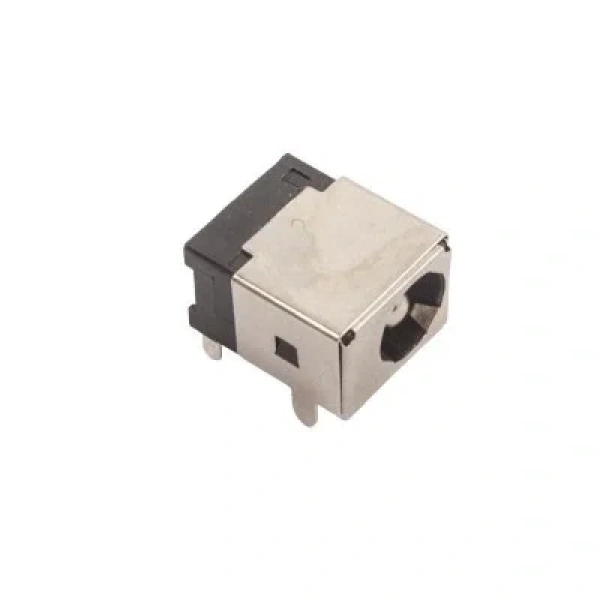5.5x2.5mm DC Jack Şasesi - Yandan İğne Bacak