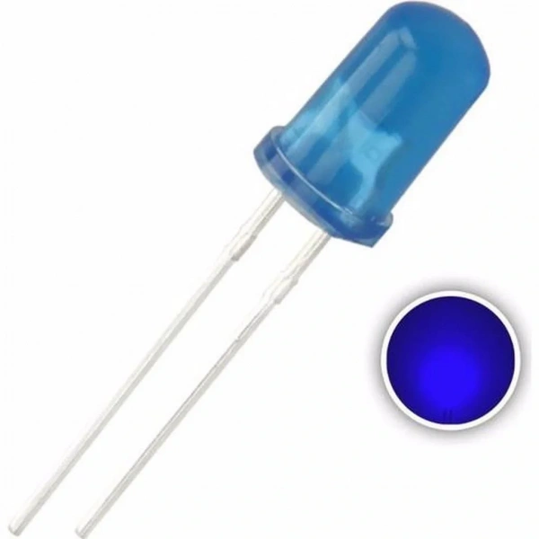 5mm Led Mavi Diyot Diffused 1 Adet