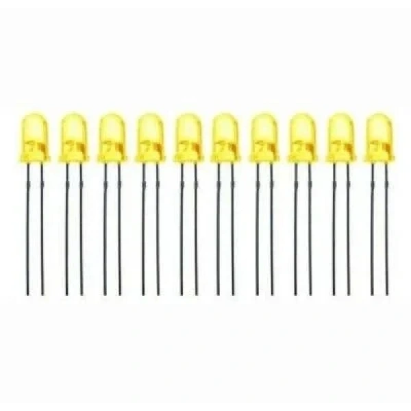 5mm Sarı Led Paketi - 10 Adet