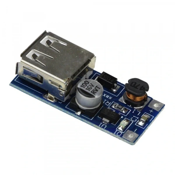 5V 600 mA Voltaj Yükseltici Step Up USB Powerbank Modülü