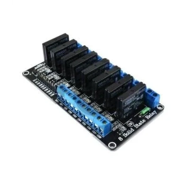 5V - 8 Kanal Solid State Röle Kartı (5V 2A)