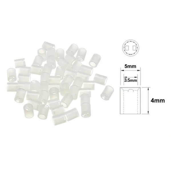 5x4mm Led Distans (Standoff) - Beyaz
