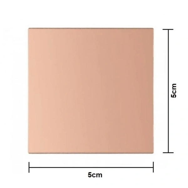 5x5 Bakır Plaket 50x50mm