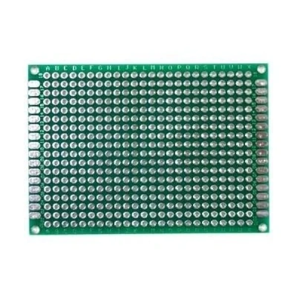 5x7cm Epoxy Çift Taraflı Delikli Plaket