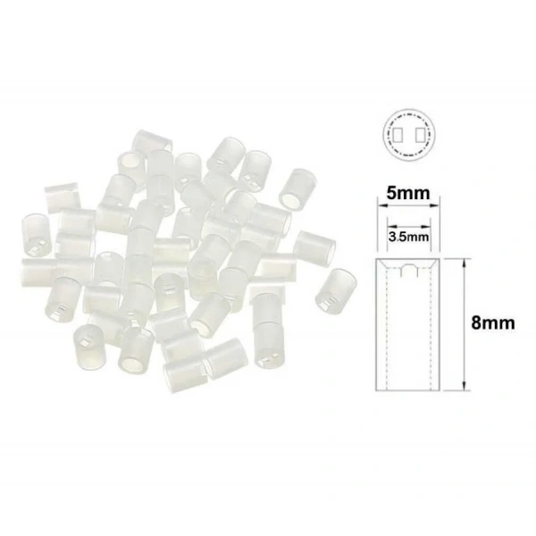 5x8mm Led Distans (Standoff) - Beyaz
