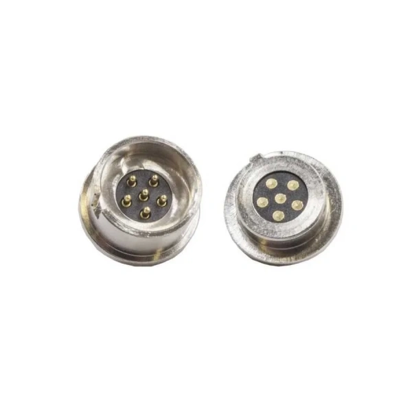 6-Pin 16mm Pogo Pin Manyetik Konnektör Takımı