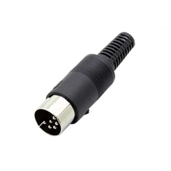 6 Pin Erkek DIN Konnektör